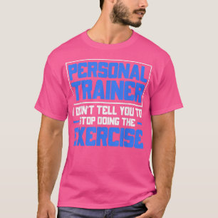 Persoonlijke trainer, training voor werkenden, ges t-shirt