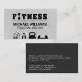 Persoonlijke Trainer | Trainingsapparatuur | Fitne Visitekaartje (Voorkant / Achterkant)