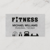 Persoonlijke Trainer | Trainingsapparatuur | Fitne Visitekaartje (Voorkant)