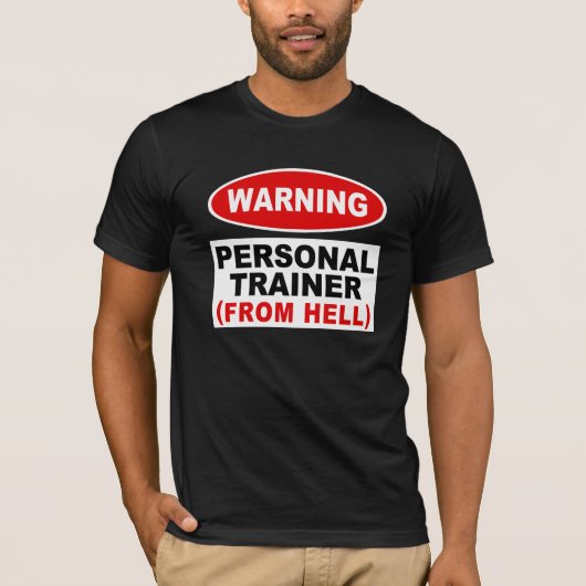 Persoonlijke trainer uit de hel t-shirt (Voorkant)