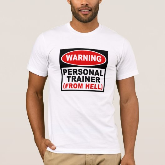 Persoonlijke trainer uit de hel t-shirt (Voorkant)