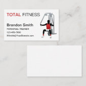 Persoonlijke trainer visitekaartje (Voorkant / Achterkant)