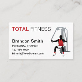 Persoonlijke trainer visitekaartje