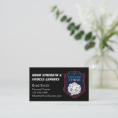 Persoonlijke trainer visitekaartje (Staand voorkant)