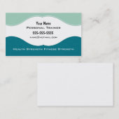 Persoonlijke trainer visitekaartje (Voorkant / Achterkant)
