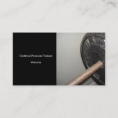 Persoonlijke trainer visitekaartje (Achterkant)