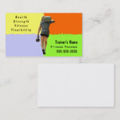 Persoonlijke trainer visitekaartje (Voorkant / Achterkant)