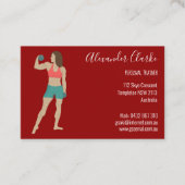 Persoonlijke trainer visitekaartje (Voorkant)