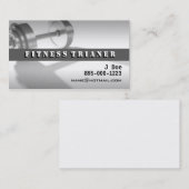Persoonlijke trainer visitekaartje (Voorkant / Achterkant)
