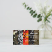 Persoonlijke trainer visitekaartje (Staand voorkant)