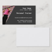Persoonlijke trainer visitekaartje (Voorkant / Achterkant)