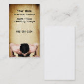 Persoonlijke trainer visitekaartje (Voorkant / Achterkant)