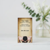 Persoonlijke trainer visitekaartje (Staand voorkant)