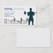 Persoonlijke trainer visitekaartje (Voorkant / Achterkant)