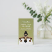 Persoonlijke trainer visitekaartje (Staand voorkant)