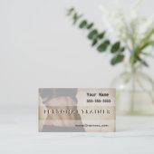 Persoonlijke trainer visitekaartje (Staand voorkant)