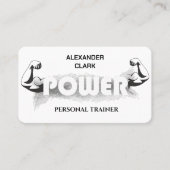 Persoonlijke trainer visitekaartje (Voorkant)