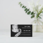 Persoonlijke trainer visitekaartje (Staand voorkant)