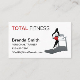Persoonlijke trainer visitekaartje