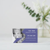 Persoonlijke trainer visitekaartje (Staand voorkant)