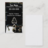Persoonlijke trainer visitekaartje (Voorkant / Achterkant)
