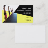 Persoonlijke trainer visitekaartje (Voorkant / Achterkant)