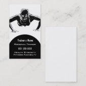Persoonlijke trainer visitekaartje (Voorkant / Achterkant)