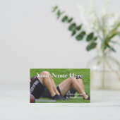 Persoonlijke trainer visitekaartje (Staand voorkant)