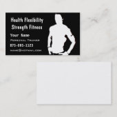 Persoonlijke trainer visitekaartje (Voorkant / Achterkant)