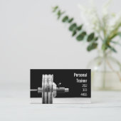 Persoonlijke trainer visitekaartje (Staand voorkant)