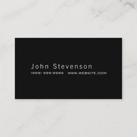 Persoonlijke trainer visitekaartje (Achterkant)