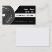 Persoonlijke trainer visitekaartje (Voorkant / Achterkant)
