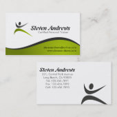 Persoonlijke trainer - Visitekaartjes (Voorkant / Achterkant)