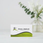 Persoonlijke trainer - Visitekaartjes (Staand voorkant)