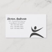 Persoonlijke trainer - Visitekaartjes (Achterkant)