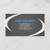 Persoonlijke trainer - Visitekaartjes (Achterkant)