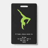 Persoonlijke trainer, Yoga Instructor Badge (Achterkant)