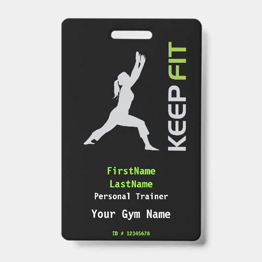 Persoonlijke trainer, Yoga Instructor Badge (Voorkant)