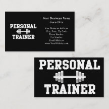 Persoonlijke Trainer Zwart en Wit Hanteerbare Trai