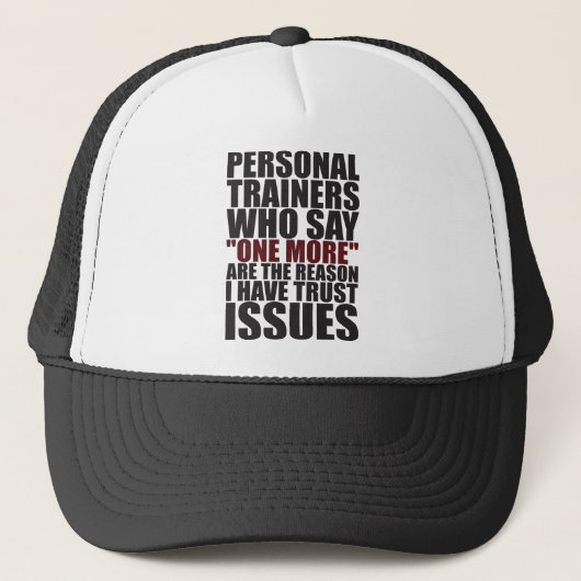 Persoonlijke trainers en vertrouwensproblemen - Fu Trucker Pet (Voorkant)