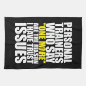 Persoonlijke trainers en vertrouwensproblemen - Gr Theedoek (Horizontaal)