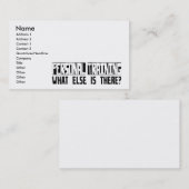 Persoonlijke training wat er nog meer is? visitekaartje (Voorkant / Achterkant)