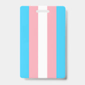 Persoonlijke Transgender Vlag Badge (Achterkant)
