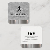 Persoonlijke treinbestuurder Grunge Metal Trim Ben Afsprakenkaartje (Voorkant / Achterkant)