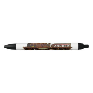Persoonlijke Treinlocomotief Zwarte Inkt Pen