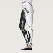 Persoonlijke Trendy Abstract Design Leggings (Links)