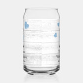 Persoonlijke trendy baby shower feest kan glazen (Links)