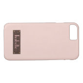 Persoonlijke Trendy Pink Leather Iphone-draagtas Case-Mate iPhone Case (Achterkant (Horizontaal))