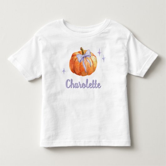 Persoonlijke 'Trick or Treat' Halloween pompoen li Kinder Shirts (Voorkant)