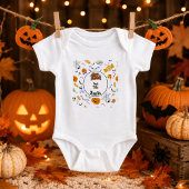 Persoonlijke 'Trick or Treat' Mopshagedis Hallowee Romper